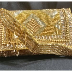 Golden clutch/ bag